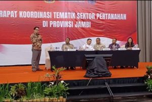 KPK Menggelar Rapat Koordinasi Terkait Percepatan Sertifikasi Aset Daerah Jambi,