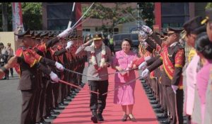 Gelar Acara Penyambutan Kapolda Bangka Belitung Yang Baru, Irjen Pol. Tornagogo Sihombing