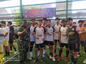 Memperingati HUT Kodam Jaya ke 74, Kodim 0502/JU Gelar Kejuaraan Futsal Tingkat Kelurahan se-Jakarta Utara