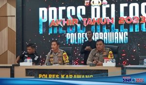 Refleksi Akhir Tahun, Kapolres Karawang Paparkan Capaian Kinerja Akhir Tahun 2023