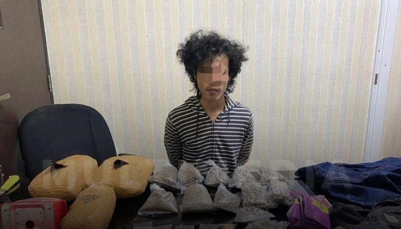 Simpan Ganja Didua Tempat, Pemuda Asal Pangkalpinang Ditangkap Ditresnarkoba Polda Babel