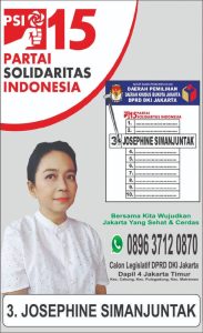 Mengenal Josephine Simanjuntak, Caleg DPRD DKI Dapil 4 Jaktim Nomor Urut 3 Dari Fraksi PSI