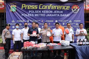 Polsek Kebon Jeruk Ungkap 6,6Kg dan Amankan Dua Residivis