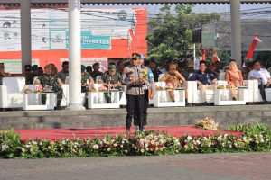 Polres Metro Bekasi Kota Gelar Pasukan Ops Mantap Praja Jaya 2024, Siap Amankan Pilkada Serentak di Kota Bekasi