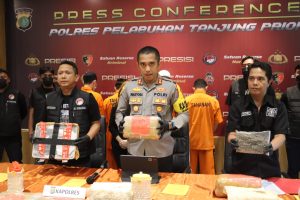 Dukungan Asta Cita Presiden, Polres Pelabuhan Tj Priok Tangkap Tersangka Narkoba