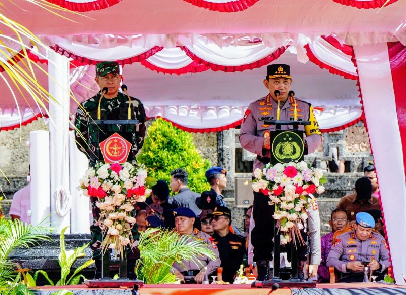 Kapolri dan Panglima TNI Pimpin Operasi Lilin 2024 Untuk Pengamanan Natal dan Tahun Baru